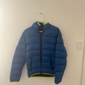American Eagle Outfitters Kids Blue Puffer Jacket